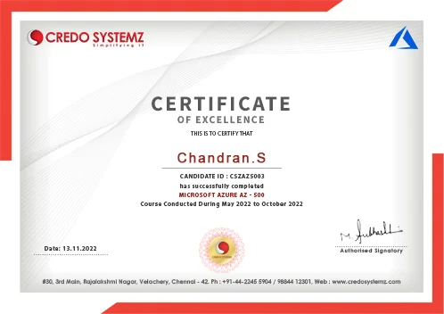 AZ-500 Azure Security Training Certification