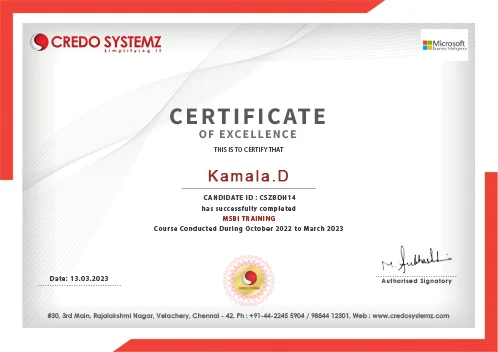 Best MSBI Training in Chennai