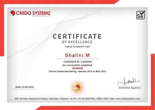 Best Selenium Training in Madurai